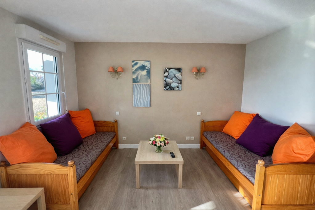 Salon Appartement Pour 4 Personnes En Location à Biarritz