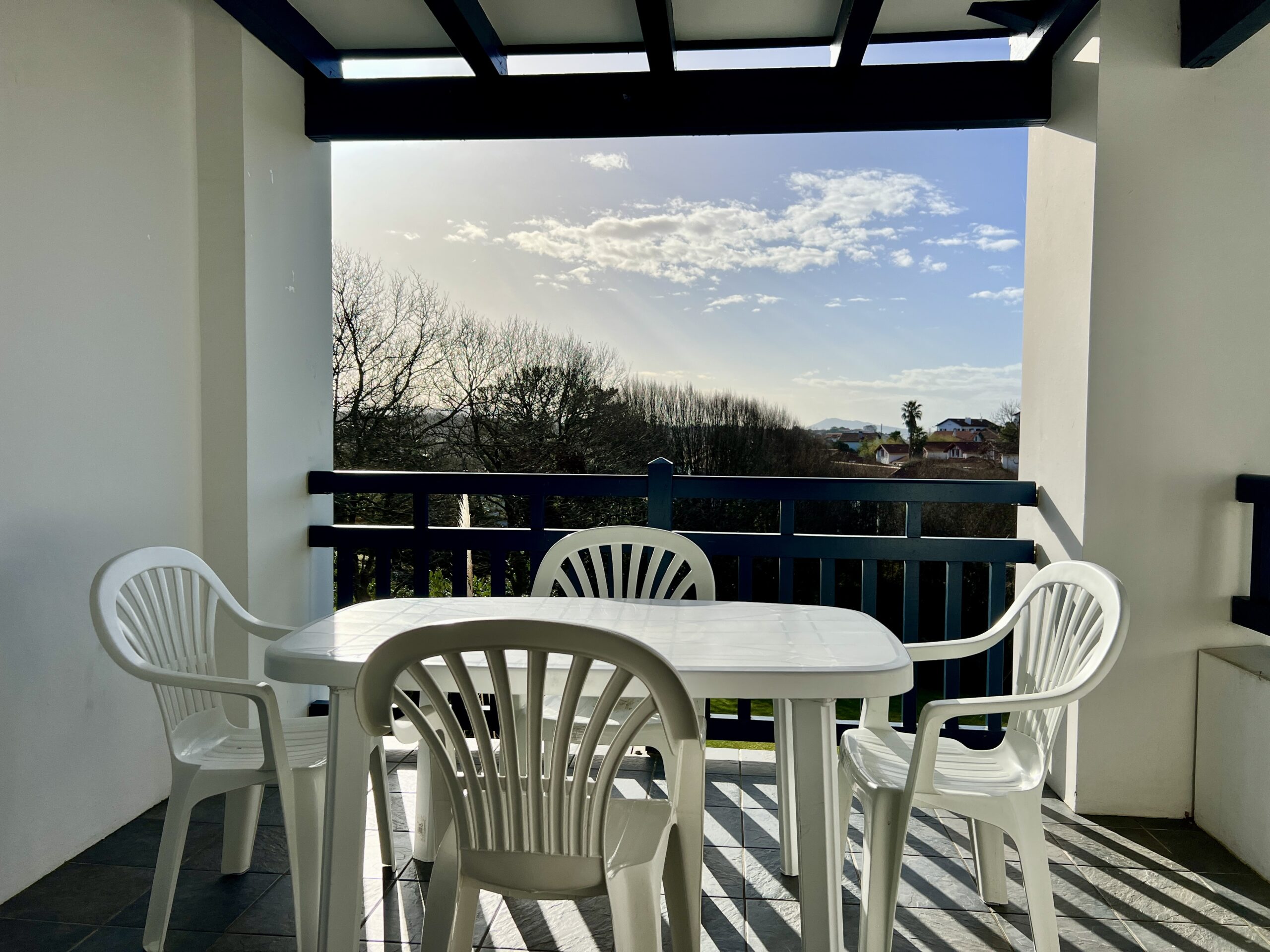Terrasse Appartement Pour 4 Personnes En Location à Biarritz