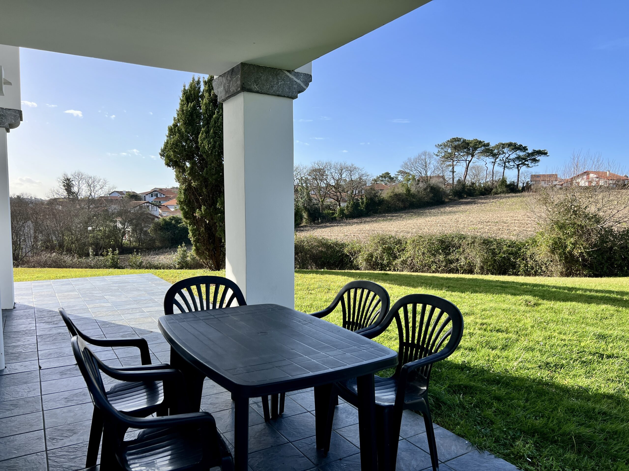 Terrasse Avec Vue Location Appartement Bidart Pour 4 Personnes Tuamotu